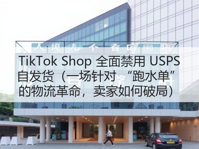 TikTok Shop 全面禁用 USPS 自发货(一场针对 “跑水单” 的物流革命,卖家如何破局)(图2) TikTok Shop 全面禁用 USPS 自发货(一场针对 “跑水单” 的物流革命,卖家如何破局)(图2)