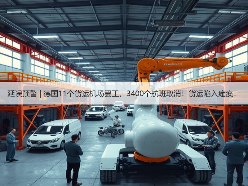 延误预警 | 德国11个货运机场罢工，3400个航班取消！货运陷入瘫痪！