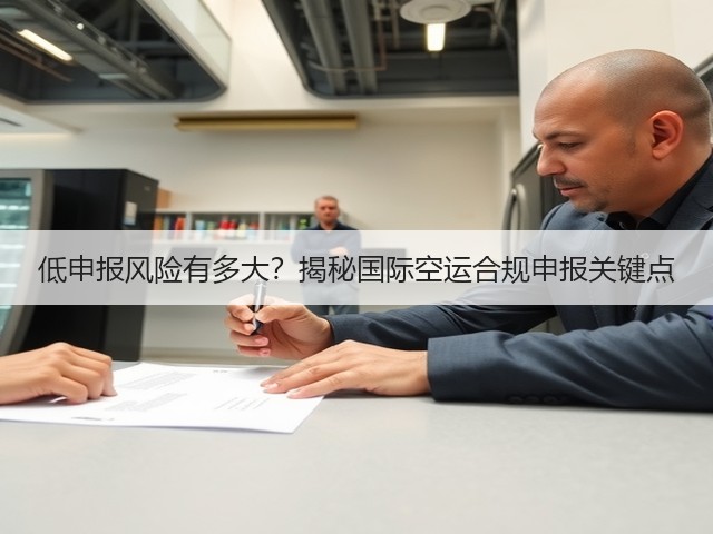 低申报风险有多大?揭秘国际空运合规申报关键点(图2) 低申报风险有多大?揭秘国际空运合规申报关键点(图2)