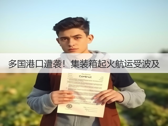 多国港口遭袭!集装箱起火航运受波及(图3) 多国港口遭袭!集装箱起火航运受波及(图3)