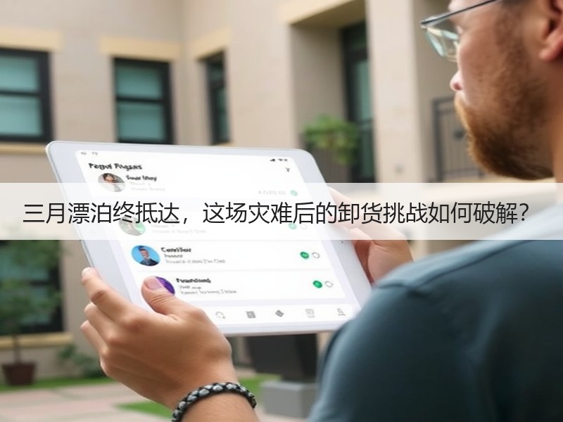 三月漂泊终抵达,这场灾难后的卸货挑战如何破解? 三月漂泊终抵达,这场灾难后的卸货挑战如何破解?