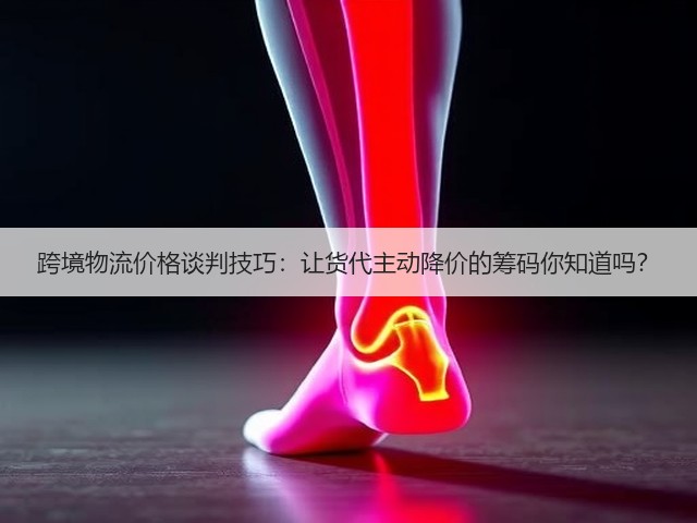 跨境物流价格谈判技巧:让货代主动降价的筹码你知道吗?(图1) 跨境物流价格谈判技巧:让货代主动降价的筹码你知道吗?(图1)