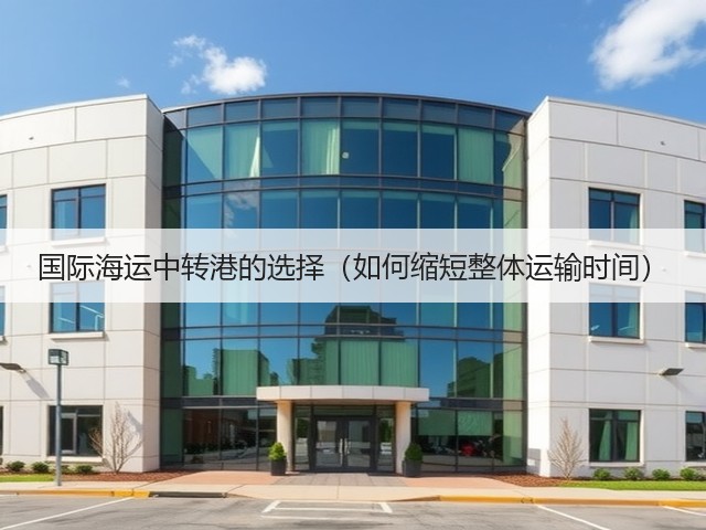 国际海运中转港的选择（如何缩短整体运输时间）(图1)