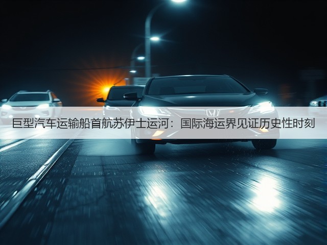 巨型汽车运输船首航苏伊士运河:国际海运界见证历史性时刻(图3) 巨型汽车运输船首航苏伊士运河:国际海运界见证历史性时刻(图3)