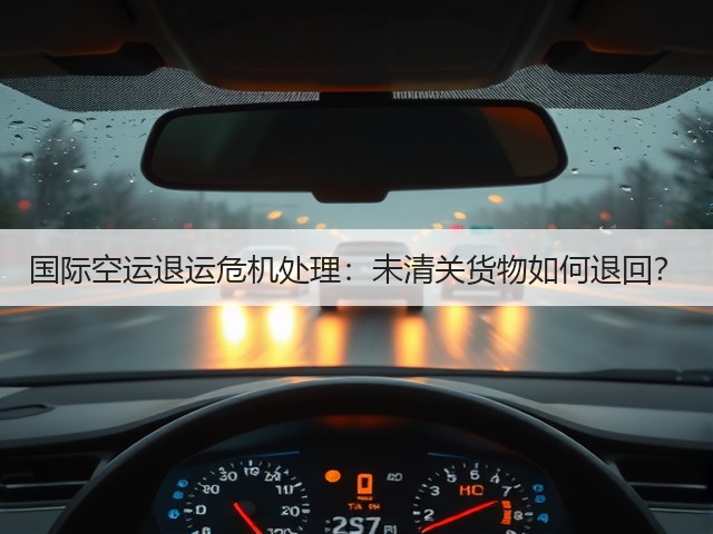 国际空运退运危机处理:未清关货物如何退回?(图2) 国际空运退运危机处理:未清关货物如何退回?(图2)