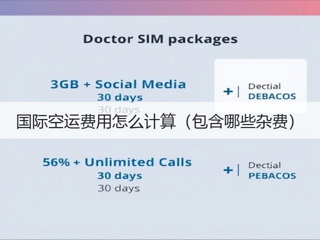 国际空运费用怎么计算(包含哪些杂费)(图2) 国际空运费用怎么计算(包含哪些杂费)(图2)