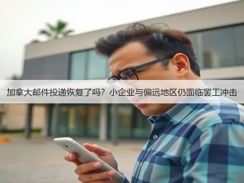 加拿大邮件投递恢复了吗?小企业与偏远地区仍面临罢工冲击 加拿大邮件投递恢复了吗?小企业与偏远地区仍面临罢工冲击
