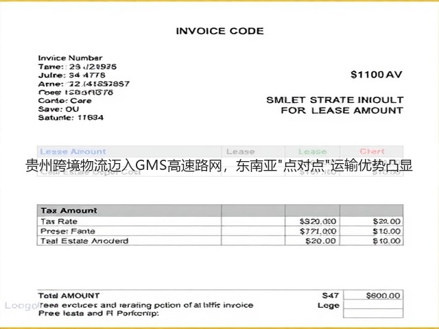 贵州跨境物流迈入GMS高速路网，东南亚点对点运输优势凸显(图2)