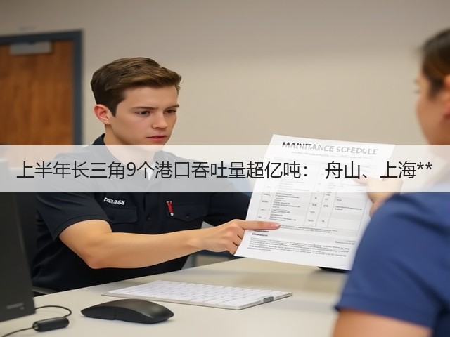 上半年长三角9个港口吞吐量超亿吨: 舟山、上海**(图1) 上半年长三角9个港口吞吐量超亿吨: 舟山、上海**(图1)