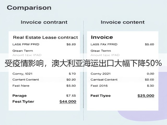 受疫情影响,澳大利亚海运出口大幅下降50%(图1) 受疫情影响,澳大利亚海运出口大幅下降50%(图1)