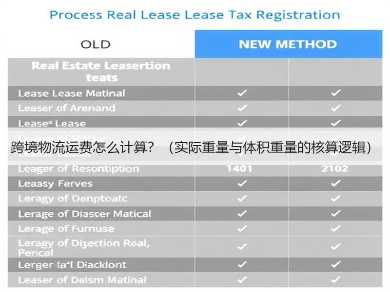 跨境物流运费怎么计算？（实际重量与体积重量的核算逻辑）
