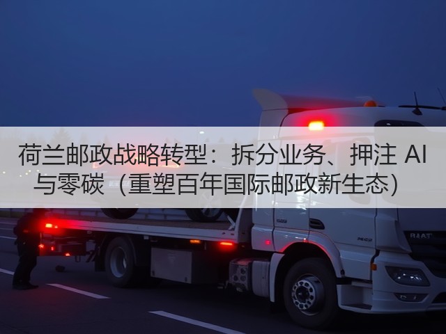 荷兰邮政战略转型:拆分业务、押注 AI 与零碳(重塑百年国际邮政新生态)(图3) 荷兰邮政战略转型:拆分业务、押注 AI 与零碳(重塑百年国际邮政新生态)(图3)