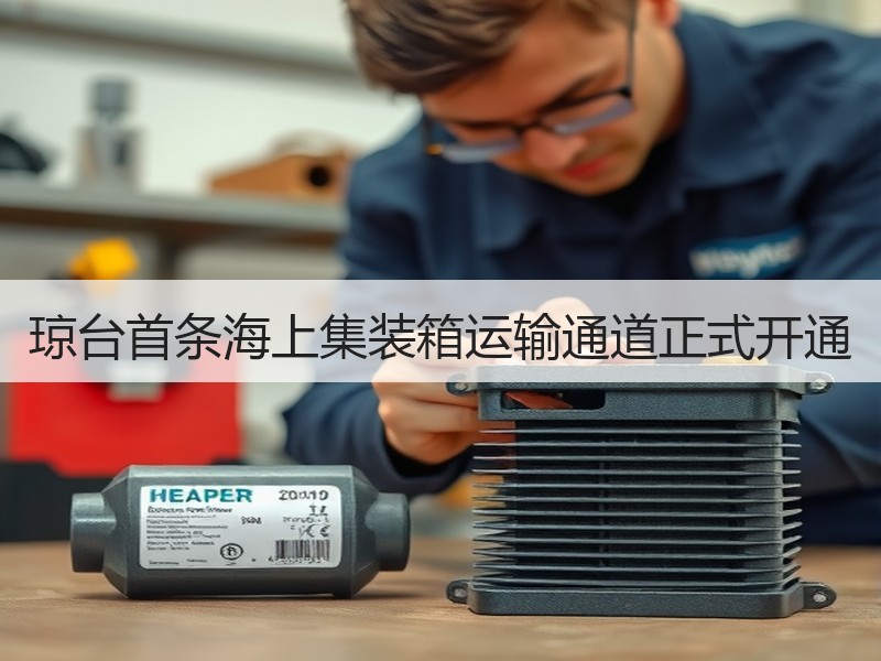 琼台首条海上集装箱运输通道正式开通