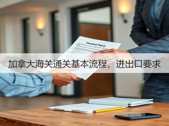 加拿大海关通关基本流程，进出口要求(图3)
