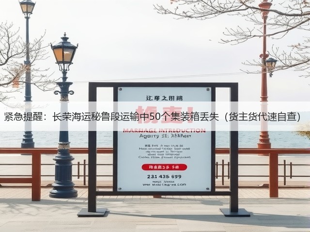 紧急提醒:长荣海运秘鲁段运输中50个集装箱丢失(货主货代速自查)(图2) 紧急提醒:长荣海运秘鲁段运输中50个集装箱丢失(货主货代速自查)(图2)