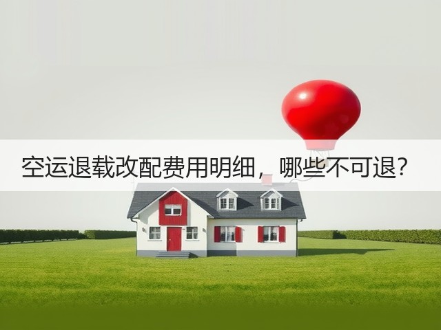 空运退载改配费用明细,哪些不可退?(图2) 空运退载改配费用明细,哪些不可退?(图2)