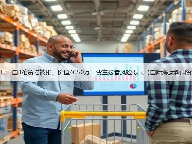 突发!中国3箱货物被扣,价值4050万,货主必看风险提示(国际海运新闻资讯)(图1) 突发!中国3箱货物被扣,价值4050万,货主必看风险提示(国际海运新闻资讯)(图1)