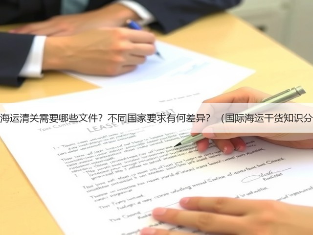 国际海运清关需要哪些文件?不同国家要求有何差异?(国际海运干货知识分享)(图2) 国际海运清关需要哪些文件?不同国家要求有何差异?(国际海运干货知识分享)(图2)