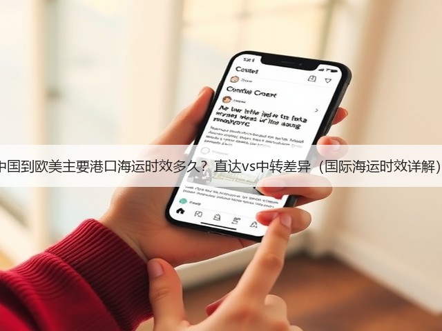 中国到欧美主要港口海运时效多久?直达vs中转差异(国际海运时效详解)(图3) 中国到欧美主要港口海运时效多久?直达vs中转差异(国际海运时效详解)(图3)