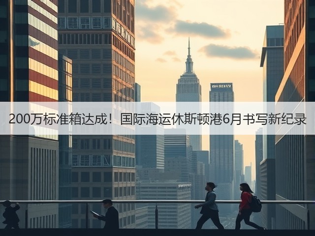 200万标准箱达成!国际海运休斯顿港6月书写新纪录(图1) 200万标准箱达成!国际海运休斯顿港6月书写新纪录(图1)