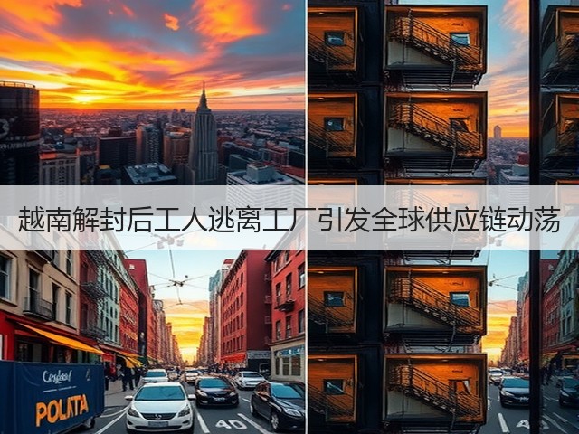 越南解封后工人逃离工厂引发全球供应链动荡(图1) 越南解封后工人逃离工厂引发全球供应链动荡(图1)