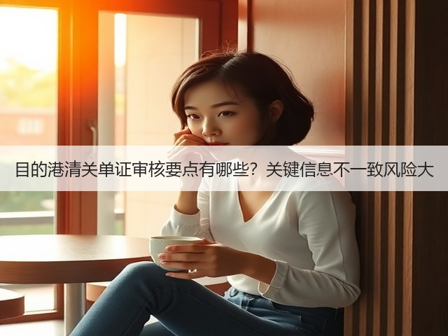 目的港清关单证审核要点有哪些?关键信息不一致风险大(图3) 目的港清关单证审核要点有哪些?关键信息不一致风险大(图3)