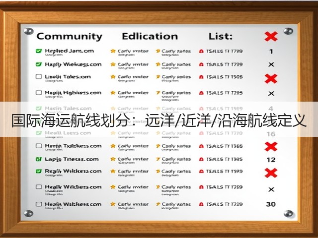 国际海运航线划分:远洋/近洋/沿海航线定义(图1) 国际海运航线划分:远洋/近洋/沿海航线定义(图1)