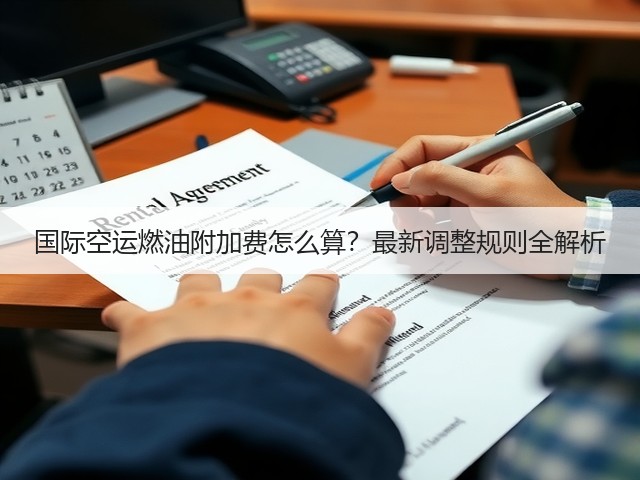 国际空运燃油附加费怎么算？最新调整规则全解析(图1)