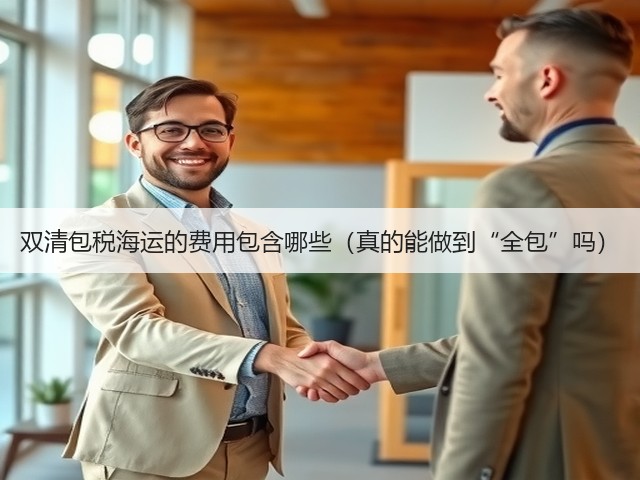 双清包税海运的费用包含哪些(真的能做到“全包”吗)(图2) 双清包税海运的费用包含哪些(真的能做到“全包”吗)(图2)
