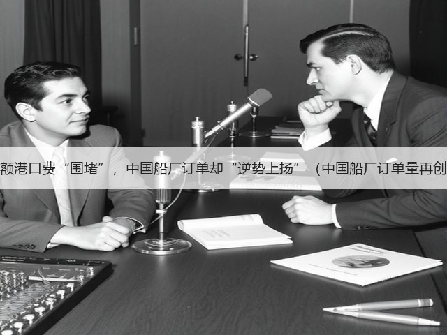 美征高额港口费“围堵”，中国船厂订单却“逆势上扬”（中国船厂订单量再创新高）(图1)