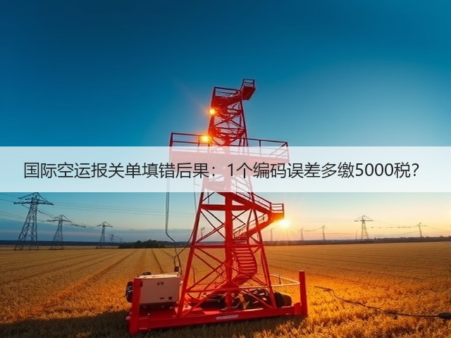 国际空运报关单填错后果:1个编码误差多缴5000税?(图2) 国际空运报关单填错后果:1个编码误差多缴5000税?(图2)