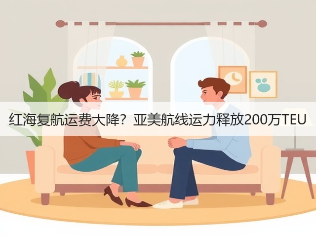 红海复航运费大降?亚美航线运力释放200万TEU(图3) 红海复航运费大降?亚美航线运力释放200万TEU(图3)