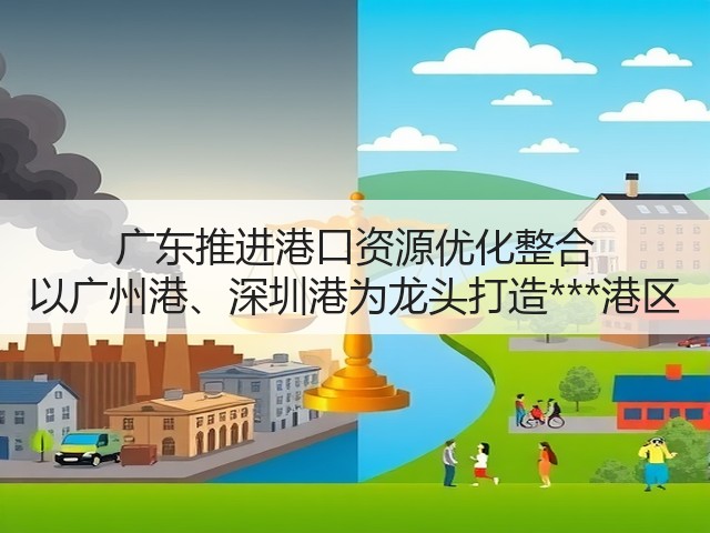 广东推进港口资源优化整合 以广州港、深圳港为龙头打造***港区(图2) 广东推进港口资源优化整合 以广州港、深圳港为龙头打造***港区(图2)