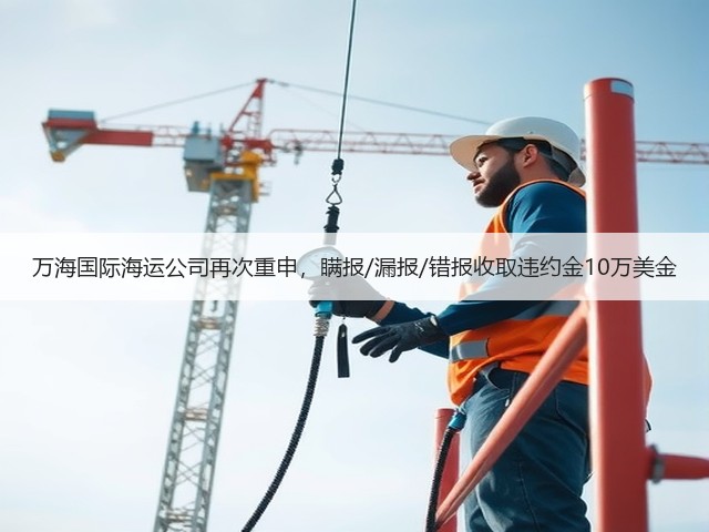 万海国际海运公司再次重申,瞒报/漏报/错报收取违约金10万美金(图2) 万海国际海运公司再次重申,瞒报/漏报/错报收取违约金10万美金(图2)