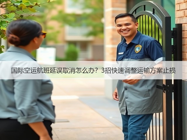 国际空运航班延误取消怎么办？3招快速调整运输方案止损(图3)