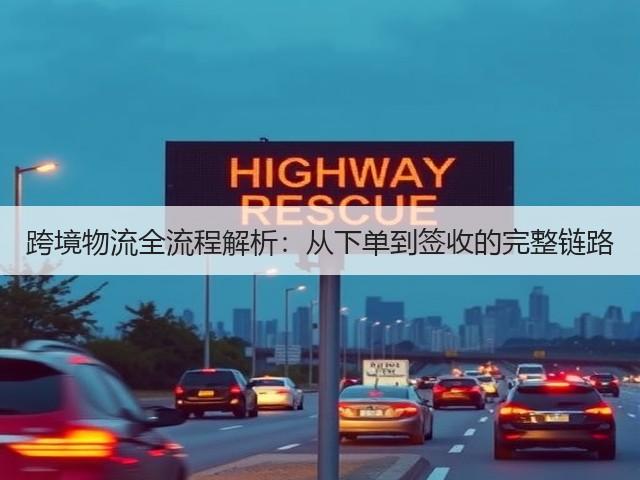跨境物流全流程解析：从下单到签收的完整链路(图1)
