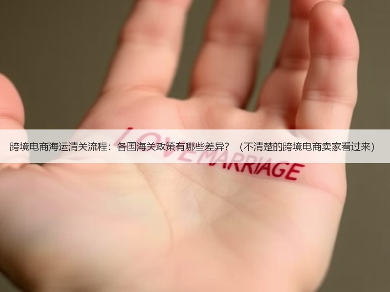 跨境电商海运清关流程：各国海关政策有哪些差异？（不清楚的跨境电商卖家看过来）