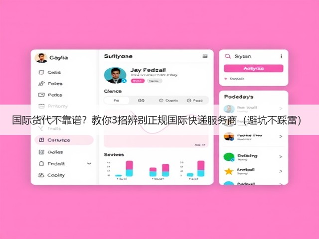 国际货代不靠谱?教你3招辨别正规国际快递服务商(避坑不踩雷)(图2) 国际货代不靠谱?教你3招辨别正规国际快递服务商(避坑不踩雷)(图2)