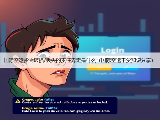 国际空运货物破损/丢失的责任界定是什么(国际空运干货知识分享)(图1) 国际空运货物破损/丢失的责任界定是什么(国际空运干货知识分享)(图1)