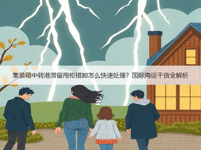 集装箱中转港滞留甩柜错卸怎么快速处理?国际海运干货全解析(图3) 集装箱中转港滞留甩柜错卸怎么快速处理?国际海运干货全解析(图3)