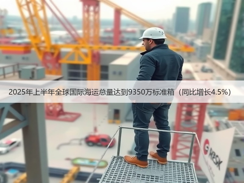 2025年上半年全球国际海运总量达到9350万标准箱(同比增长4.5%) 2025年上半年全球国际海运总量达到9350万标准箱(同比增长4.5%)