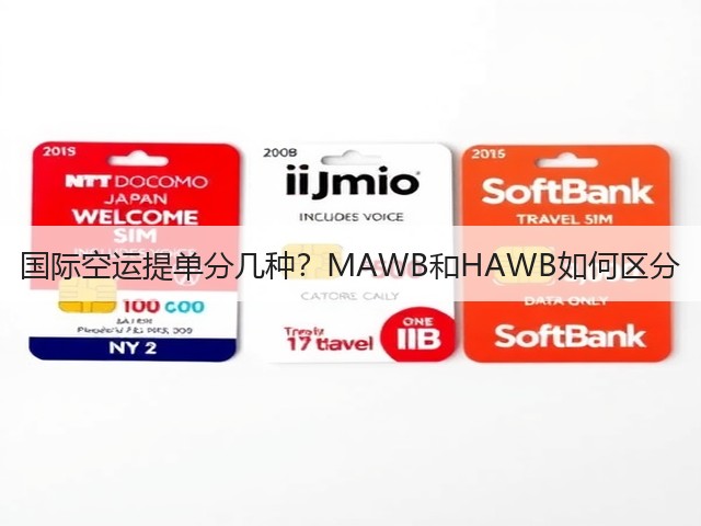 国际空运提单分几种？MAWB和HAWB如何区分(图1)