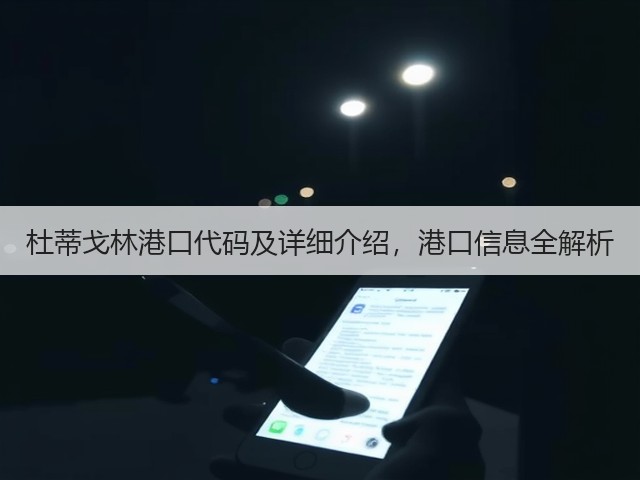 杜蒂戈林港口代码及详细介绍，港口信息全解析(图1)