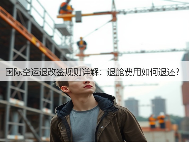 国际空运退改签规则详解:退舱费用如何退还? 国际空运退改签规则详解:退舱费用如何退还?