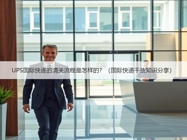 UPS国际快递的清关流程是怎样的?(国际快递干货知识分享)(图1) UPS国际快递的清关流程是怎样的?(国际快递干货知识分享)(图1)