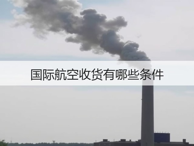国际航空收货有哪些条件(图3) 国际航空收货有哪些条件(图3)
