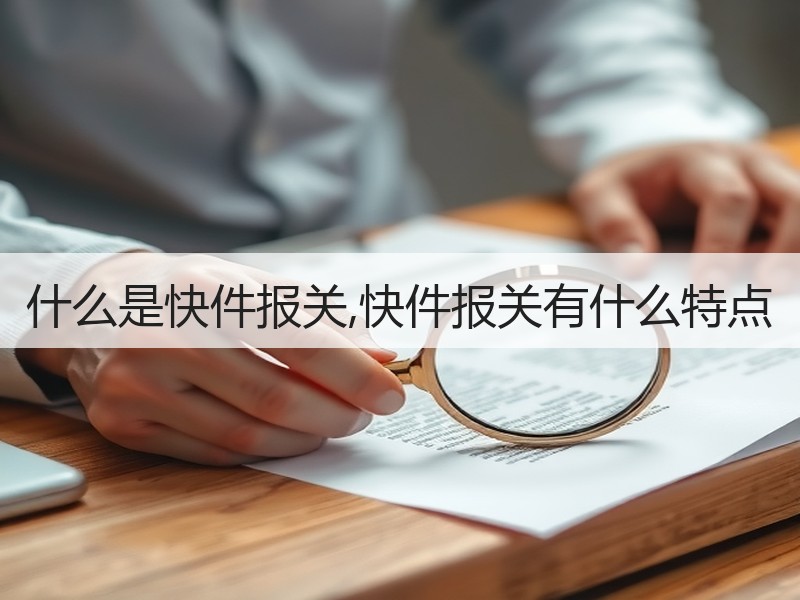 什么是快件报关,快件报关有什么特点
