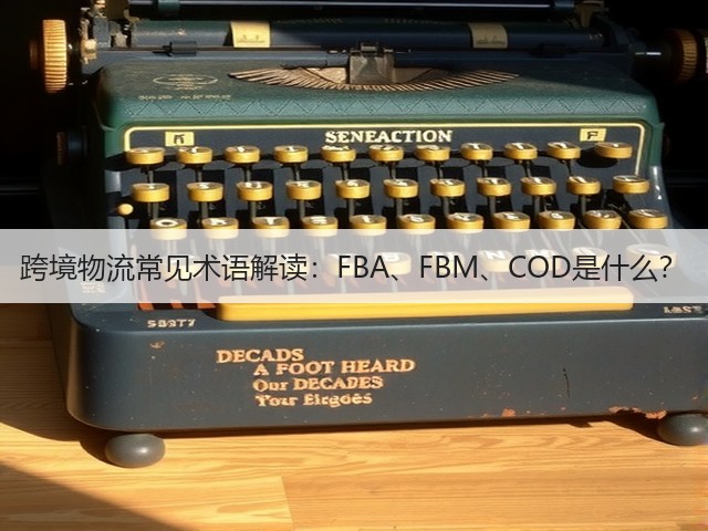 跨境物流常见术语解读:FBA、FBM、COD是什么?(图1) 跨境物流常见术语解读:FBA、FBM、COD是什么?(图1)