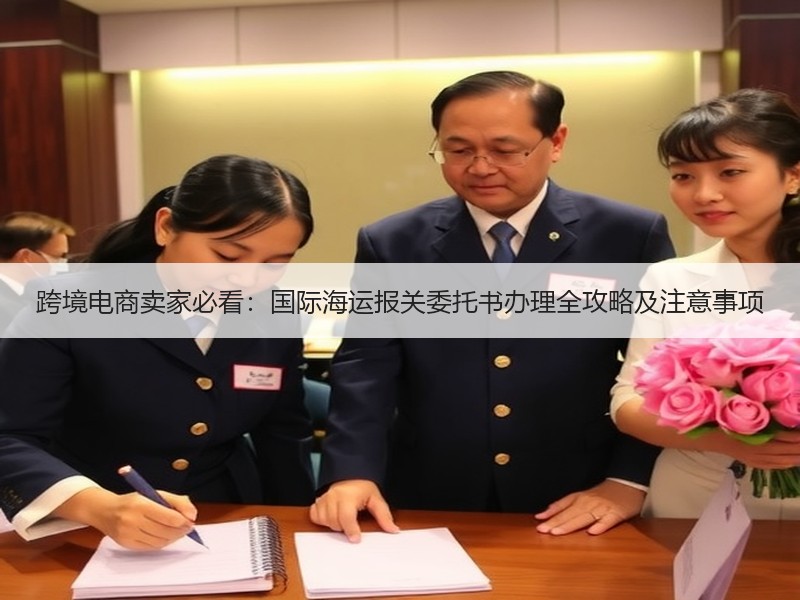 跨境电商卖家必看：国际海运报关委托书办理全攻略及注意事项