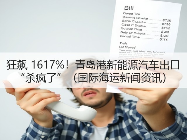 狂飙 1617%!青岛港新能源汽车出口 “杀疯了”(国际海运新闻资讯)(图1) 狂飙 1617%!青岛港新能源汽车出口 “杀疯了”(国际海运新闻资讯)(图1)